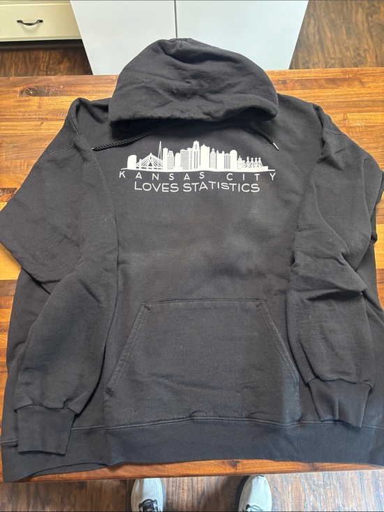 Hanes Other - Hanes Black EcoSmart Hoodie with Red Logo